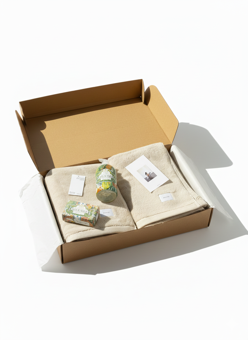 מארז חדר הרחצה המושלם-מגבות וסבונים